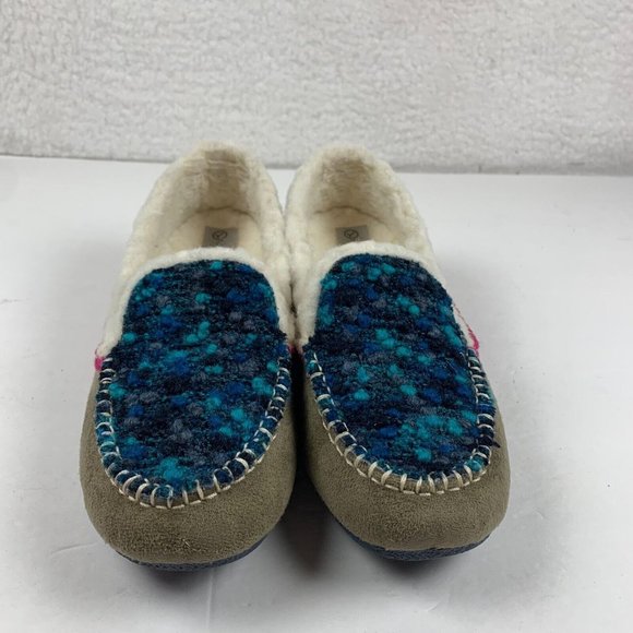 Unity.In.Diversity Justicia Women's Slipper Size 37 Taupe Multi Loafer 7965‎ - Picture 2 of 11